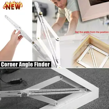 

Stainless Steel Corner Angle Finder Ceiling Artifact Square Protractor Tool