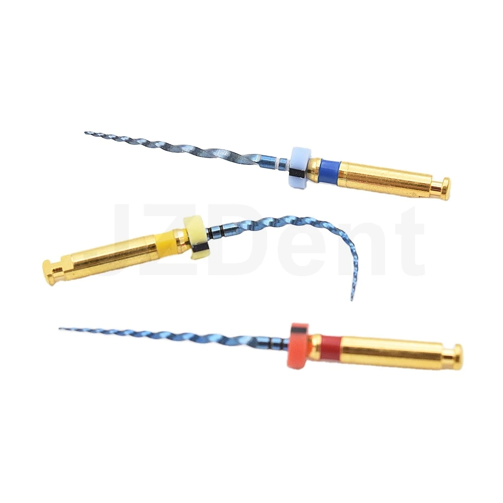 Dental Niti Super Blue Rotary Heat Activated Endodontic Canal Root Files 31mm SX-F3 Dentistry Tools Engine Use Files 2