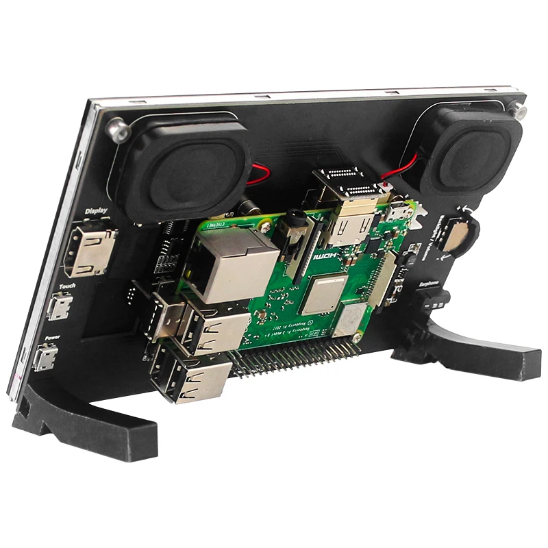 Tela de Toque Capacitivo com Alto-falante para Raspberry 3b + - Polegada Raspberry Modelo b 1024x600 Ips Lcd 3b - Nvidia Jetson Nano 7 pi 4 - Imagem 4