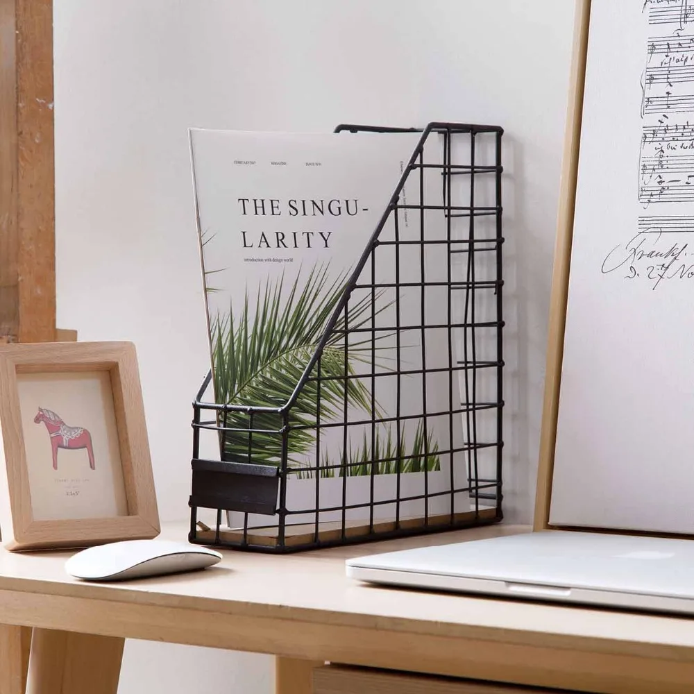 Железные книжные концы книжная полка настольная книжная полка для хранения журналов канцелярские принадлежности стойка для дисплея домашний стол Органайзер держатель для почты