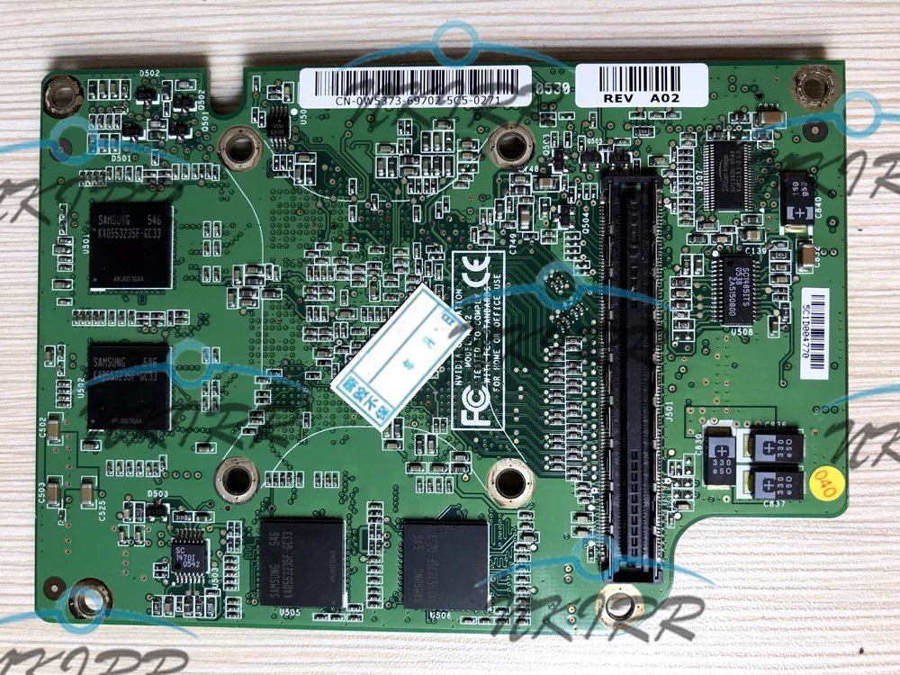 Placa de Vídeo de Vga para Dell Inspiron Xps Gen2 M170 9200 9300 D810 M70 W5373 6800ut 256m Go6800 Ultra P4616 - Imagem 2