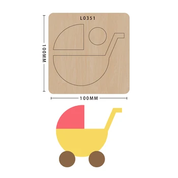 

Sundries knife mold mold wood mold decoration, model L0351, suitable for common die cutting machines on the market