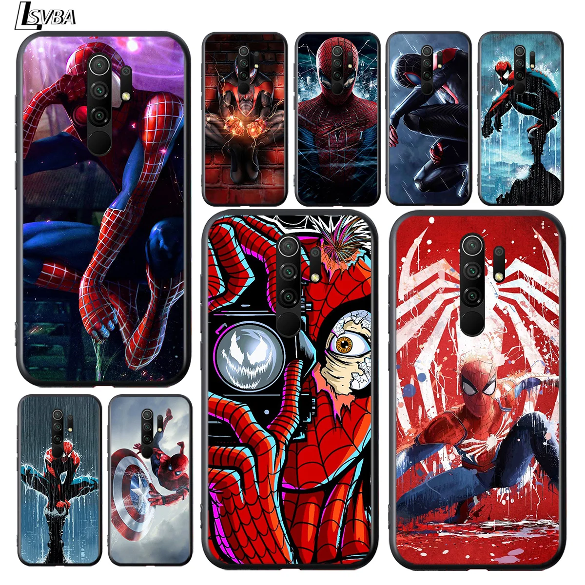 

Cool Super Men Hero Spider For Xiaomi Redmi 9A 9C 9 Prime GO 8A 8 7A 7 Y3 S2 Y2 6A 6 5A 5 4X Pro Plus Phone Case