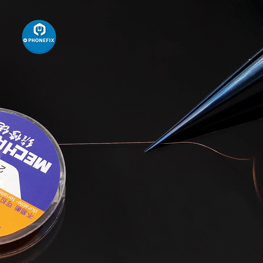 Mechanic Phone Motherboard Fingerprint Flying Line Pen Repair for iPhone Motherboard Chip Jumper Wire 0.01mm 0.02mm FX-9 FXS-9