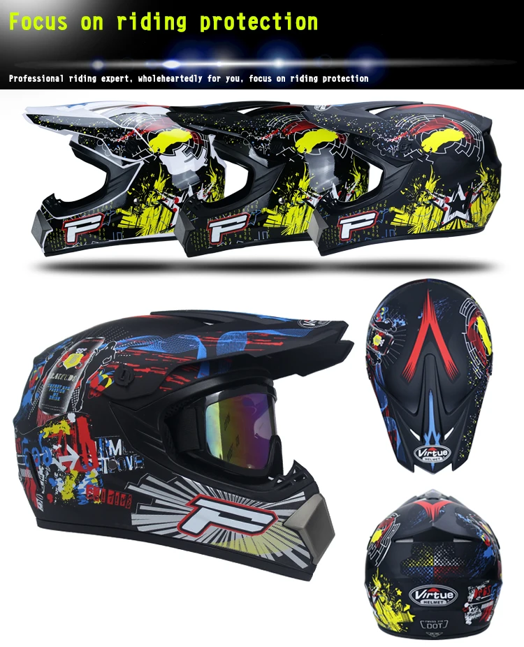 MSUEFKD лучшее качество внедорожный шлем Байк мотокросса точка одобренный кросс-шлем Горные Шлем