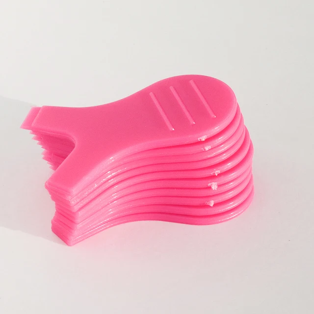 3 Pairs Silicone Eyelash Perm Pad Recycling Lashes Rods Shield Lifting 3D Eyelash Curler Accessories Applicator Tools RoseRedYBrush