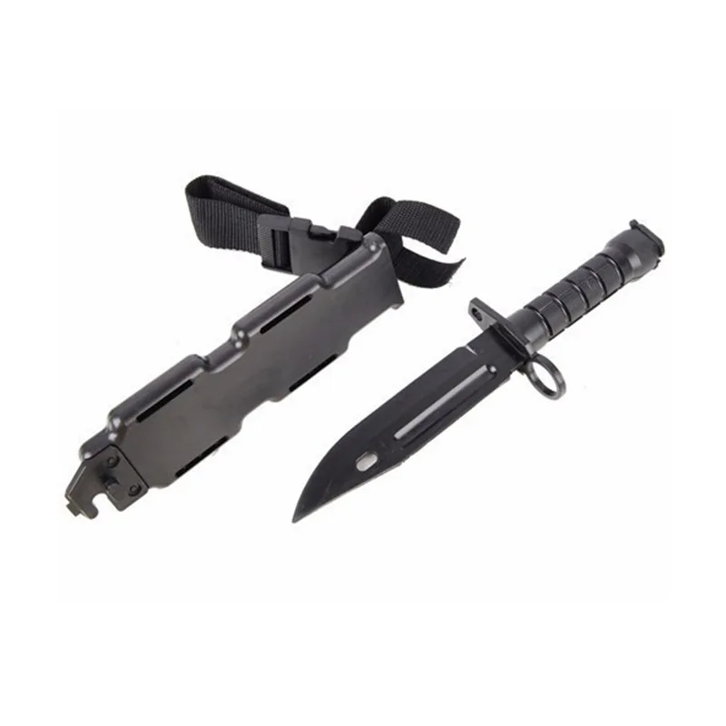 

M9 Plastic Knife Tactical Dagger Training Rubber ruan dao Cosplay Film And Television Props Army Fans Decoration mo xing dao