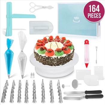 

DIY Cake Turntable Baking Silicone Mold Cake Plate Rotating Round Cake Decorating Tools Rotary Table Pastry Supplies Cake Stand