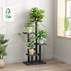 Support de plantes en métal à 4 niveaux, grand coin pour Pot de fleurs d'intérieur, présentoir nordique pour salon, chambre à coucher, balcon 