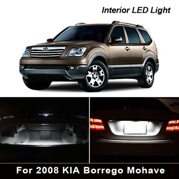 

11Pcs Car LED Bulbs Canbus White Interior Light Kit For 2008 KIA Borrego Mohave Map Dome License Plate Light