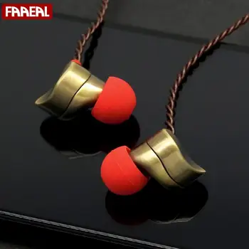 

FAAEAL Crescent Metal Earphone In-Ear Hifi Earphones for Xiaomi Huawei Smartphone Music Earbuds for iPhone Computer MP3