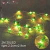 2M 20LED Santa Claus Snowflake Tree LED Light String Christmas Decoration For Home 2022 Christmas Ornament Xmas Gift New Year ► Photo 2/6