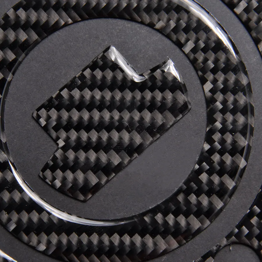 Черная накладка на бак из углеродного волокна для мотоцикла Защитная Наклейка