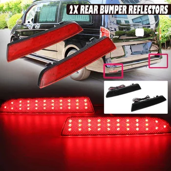 

2pcs LED Rear Bumper Reflector Spotlight Fog Tail Stop Brake Lights Reflective sheet for MERCEDES-BENZ Vito Viano W447 14-19