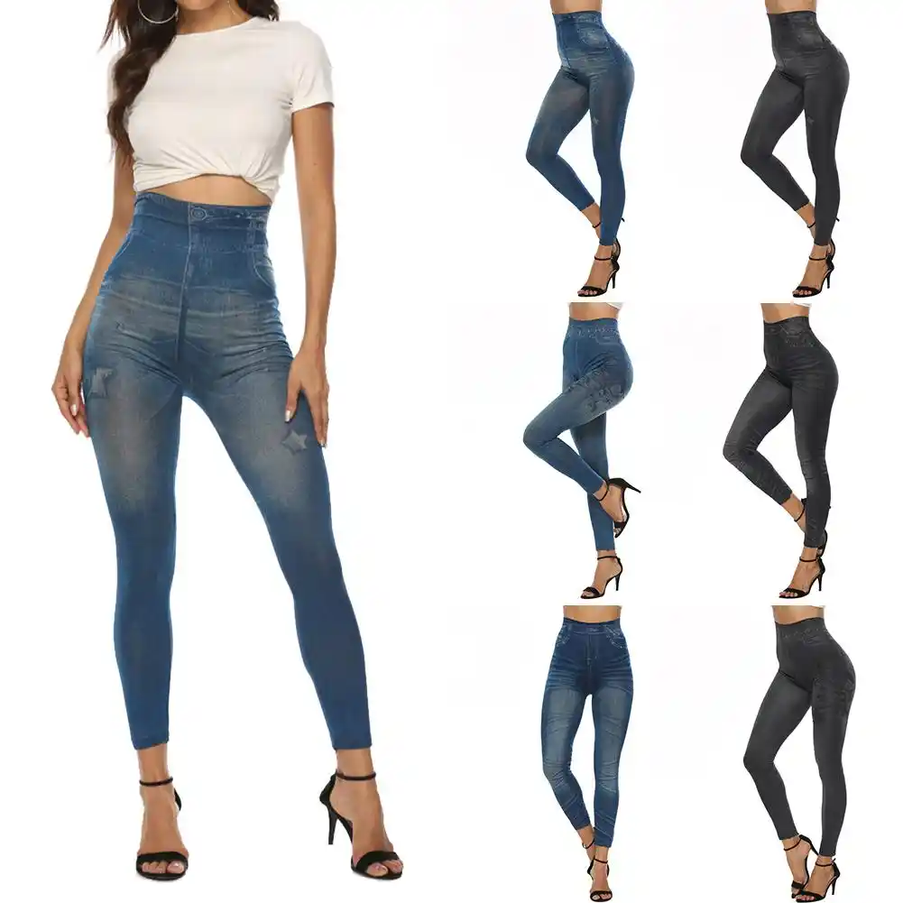 stretchy slimming jeans leggings