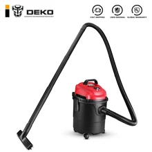 Вакуумный Пылесос DEKO DKVC-1400-15P для сухой и влажной уборки, пластик, Нержавеющая сталь, портативный мощный вентилятор