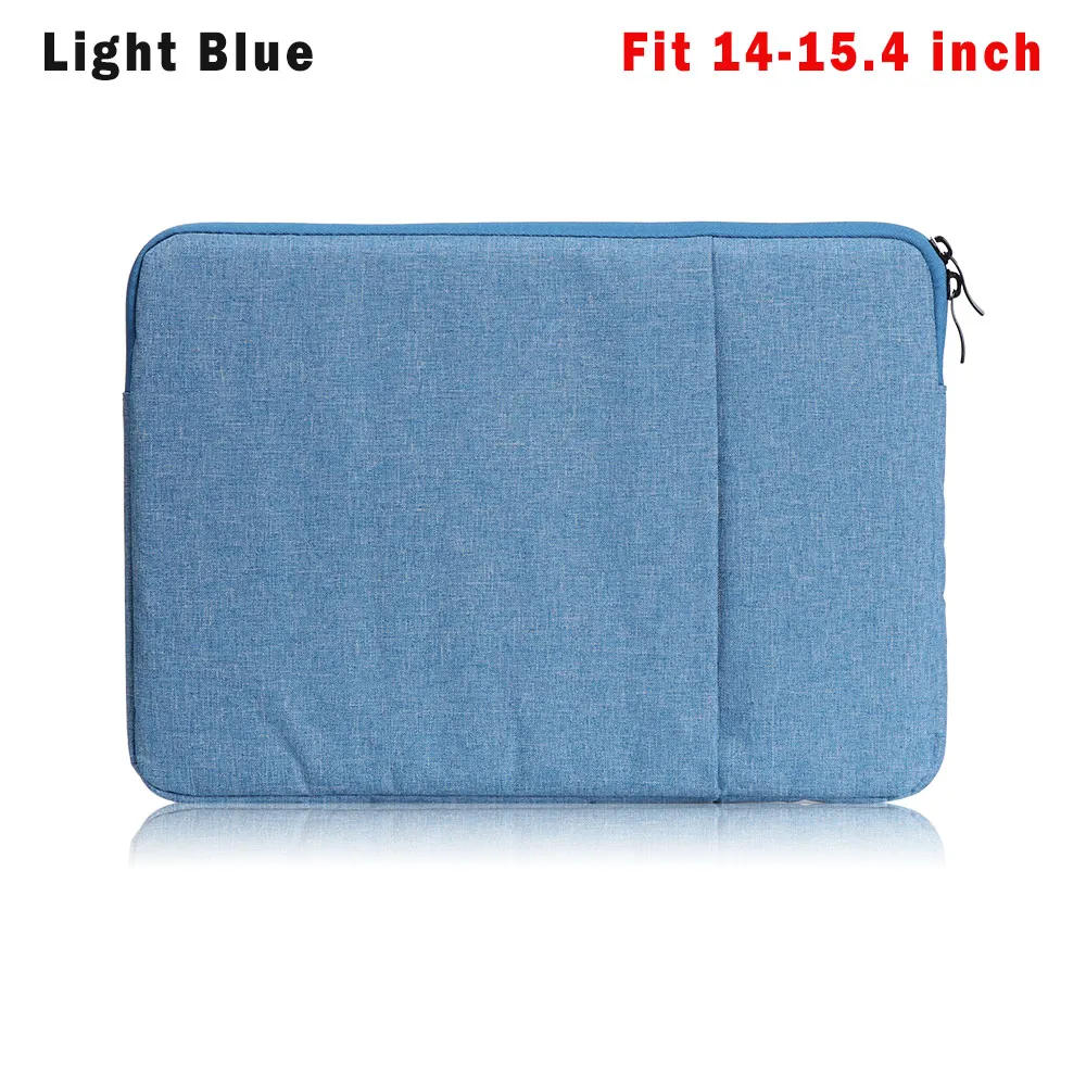Blue1 for 14-15.4 1 шт. сумка на молнии для ноутбука чехол сумка для ноутбука для MacBook Air Pro Lenovo HP Dell Asus 11 13 15 15,6 дюймов аксессуары - Цвет: Blue1 for 14-15.4