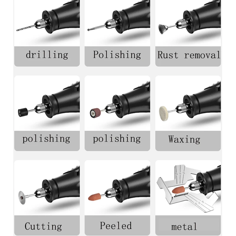  Dremel 100pcs mini drill engraving machine woodworking polishing accessories power tools accessorie