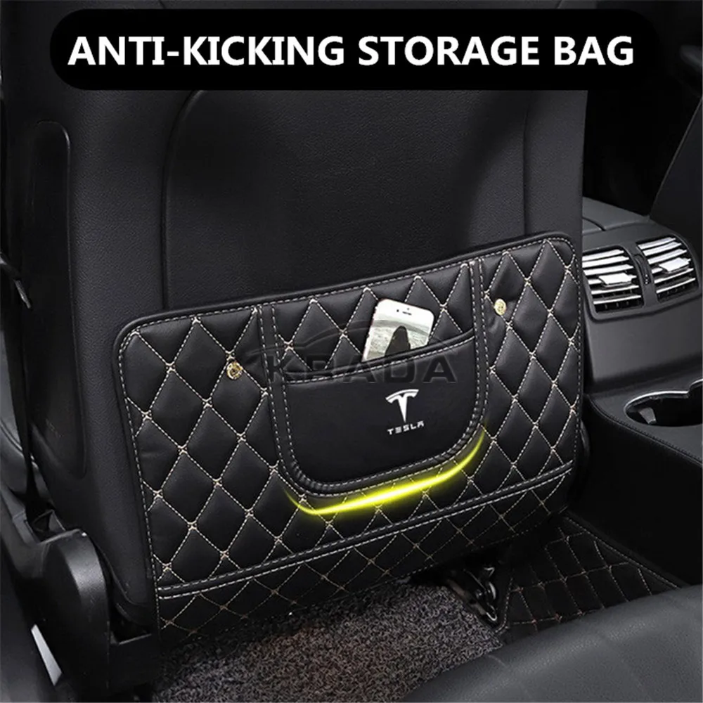 Универсальные чехлы для сидений автомобиля Tesla Model 3 X S Защитная сумка хранения