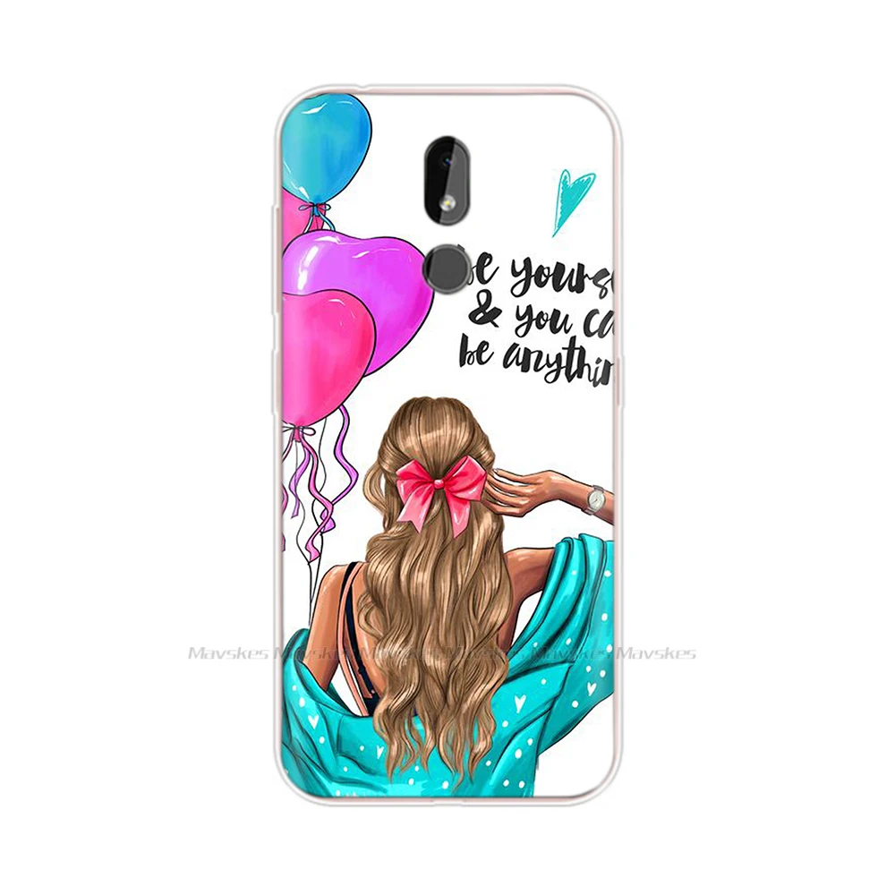 Cartoon Floral Cat Soft Silicone Phone Case - Fun & Durable Back Cover