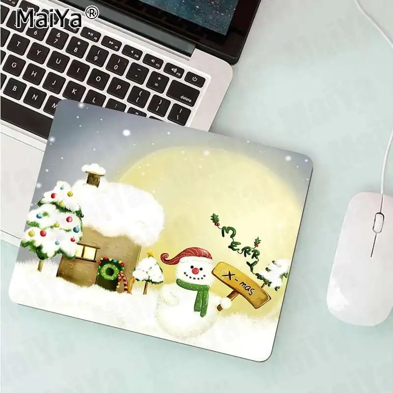 No Lock Edge18x22cm MaiYaCa классный рождественский маленький коврик для мыши PC компьютерный коврик игровой коврик для мыши - Цвет: No Lock Edge18x22cm