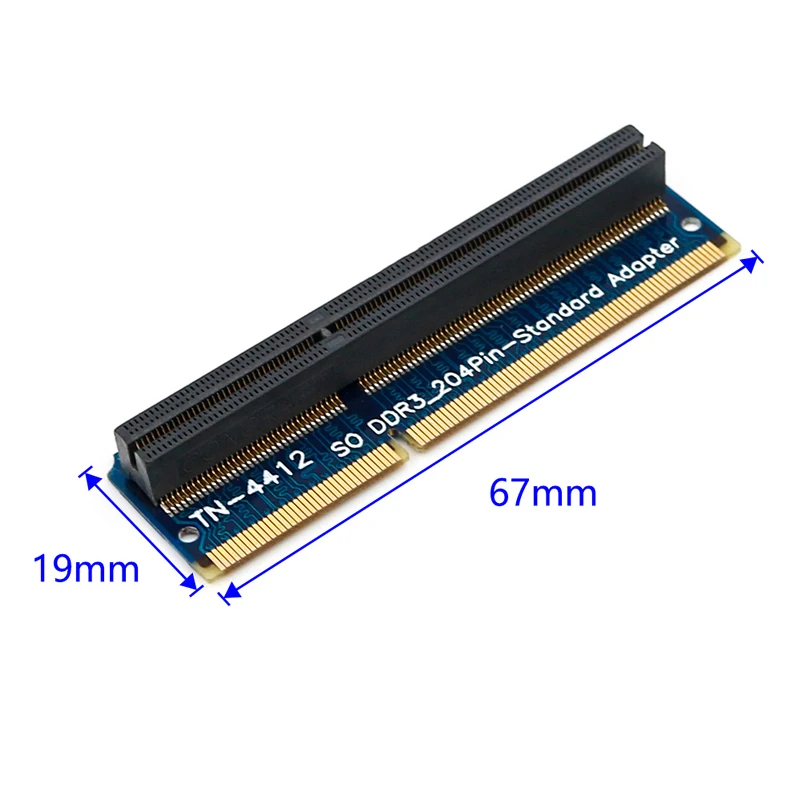 DDR3 так DIMM для настольных адаптер SO DIMM DDR3 памяти адаптер RAM карты 204Pin Стандартный слот памяти тестера Компоненты