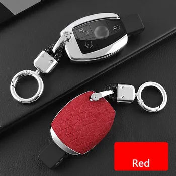 

Key Case Cover Genuine Leather Galvanized Alloy For Mercedes Benz BGA AMG W203 W210 W211 W124 W202 W204 W205 W212 W176
