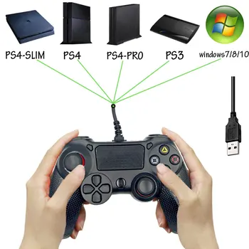 

Game Pad Wired Controller USB Gamepad Multiple Joystick Vibration Handle Video Console for iPhone iPad for PS4/PS3/Pro/Slim/PC
