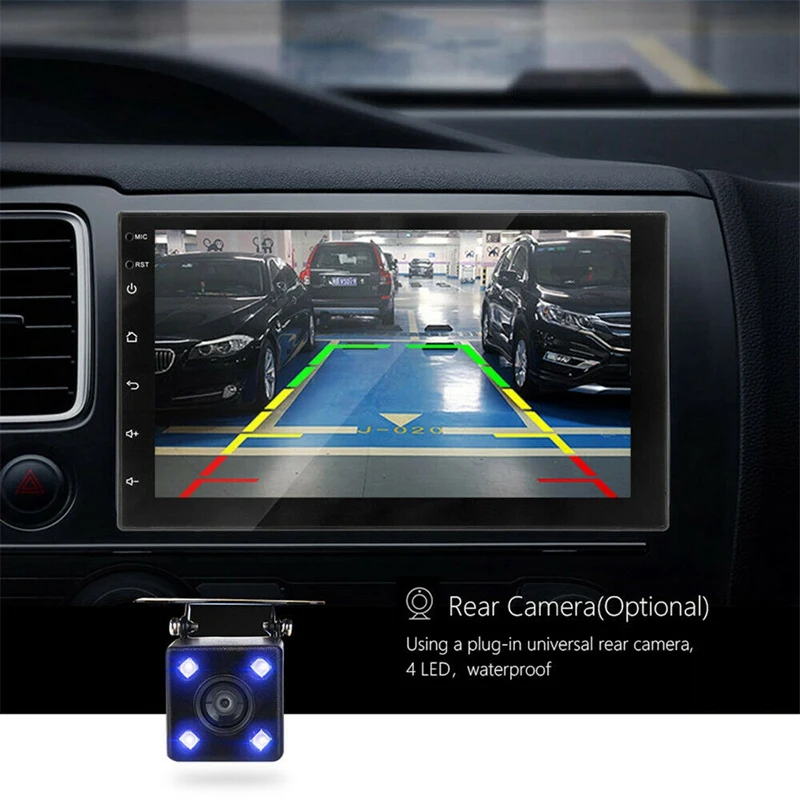 Универсальный Android 9,1 2+ 32G автомобильный Радио Аудио Стерео gps Navi 7 дюймов пресс-экран 2 Din MP5 плеер