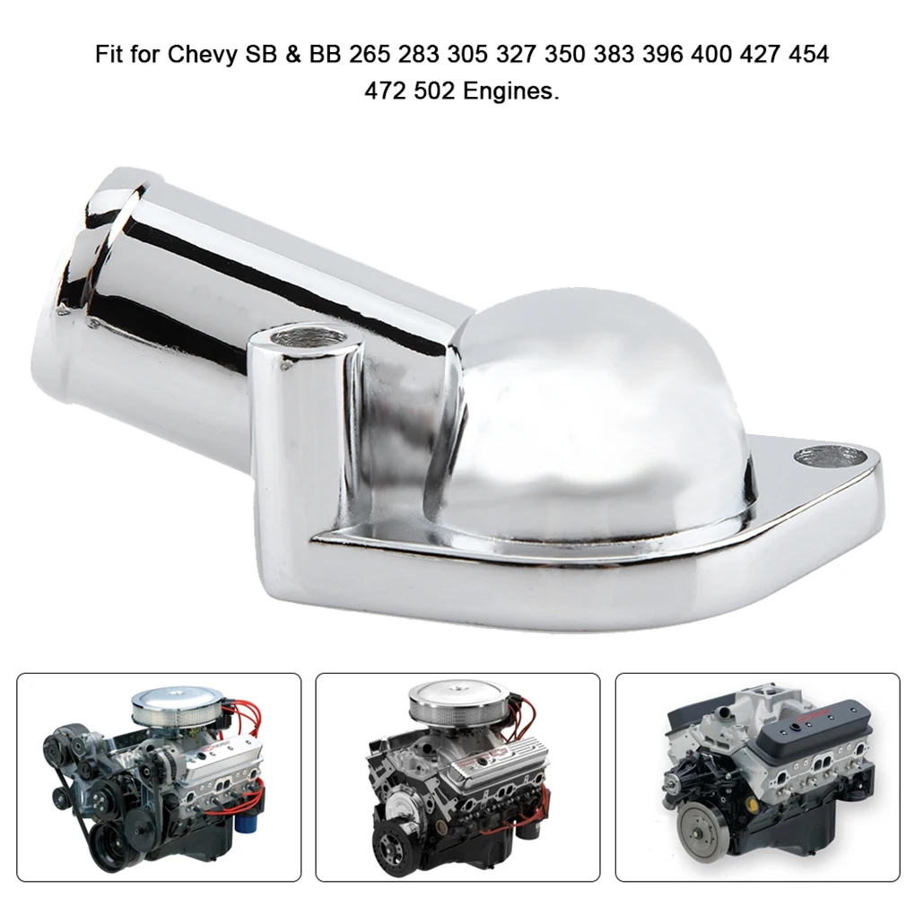 Замена для SBC BBC Chevy 350 454 двигатель черный воды шеи термостат корпус 15 градусов
