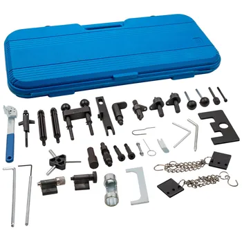 

Camshaft Timing Adjust Locking Belt Tool Set For VW Audi Diesel Engine 34 pcs