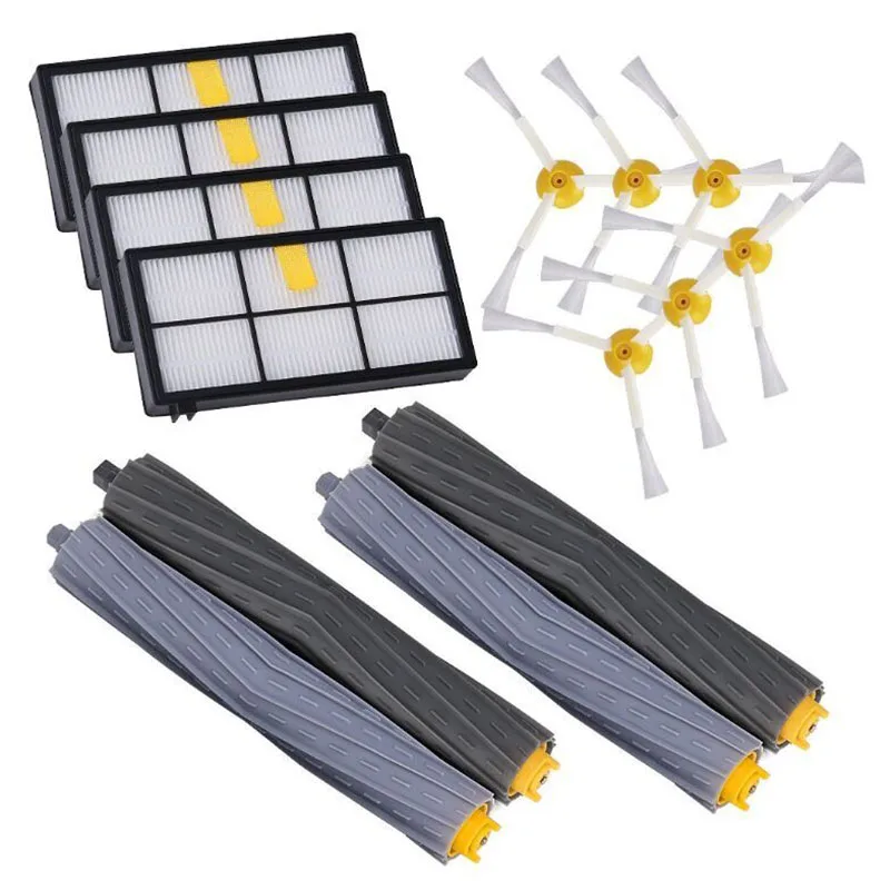 

Replacement Parts for iRobot Roomba 800/900 Series Vacuum Cleaning Robots Accessories include 4 Filter 6 Side Brush 4 Tangle-Fre