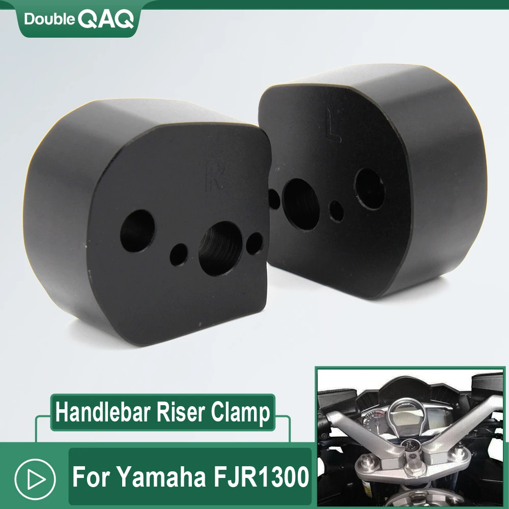 

Handlebar Riser for Yamaha FJR1300 FJR 1300 2006-2020 2018 2017 2016 2015 2014 2013 2012 2011 2010 Silver Motorcycle Accessories