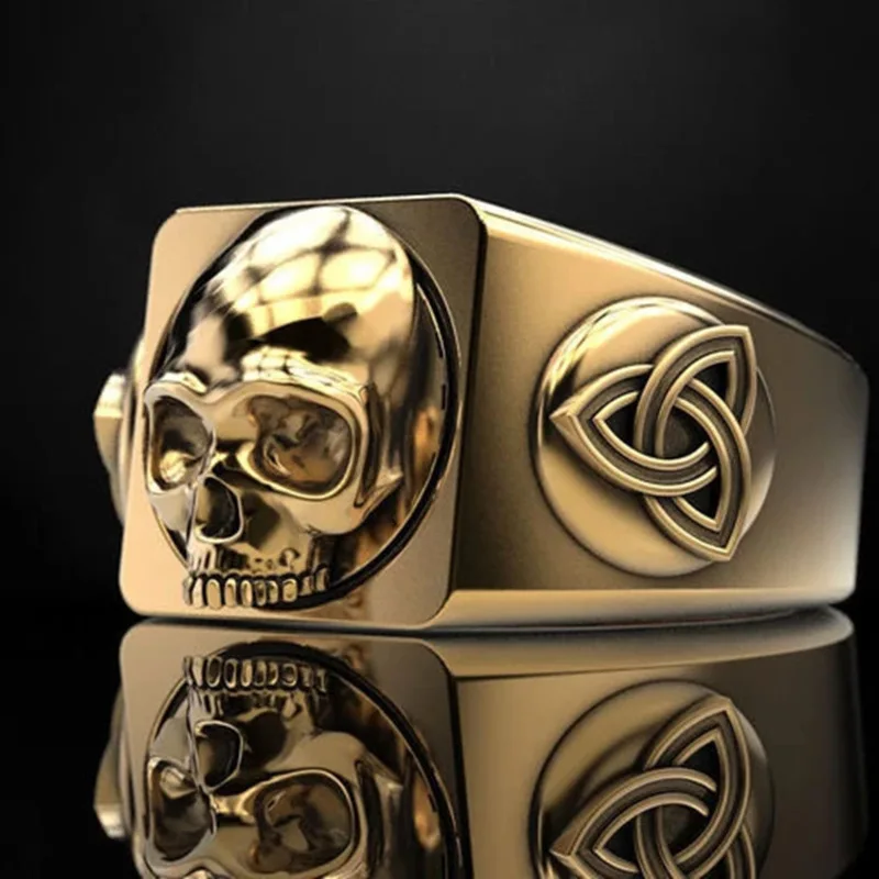 

Fashion Jewelry Rings, Ghosthead ring, Men's ring