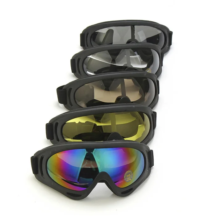 Ski Goggles Adjustable UV 400 Protective Outdoor Motorcycle Snow Goggles THJ99