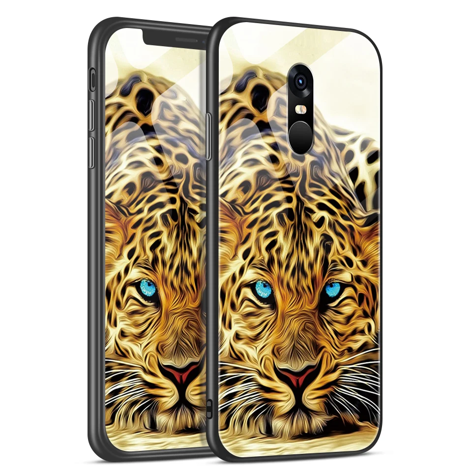 H104 Для Xiaomi Redmi Note 4/4X чехол для телефона из закаленного стекла для Remi Note 4 Pro CN Version/4 Gobal Version силиконовый Край жесткий чехол - Цвет: H104