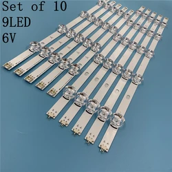 New 10 PCS/set LED strip Replacement for LG 49LB580V 49LB5500 Innotek DRT 3.0 49 A B 6916L-1788A 6916L-1789A 6916L-1944A 1945A