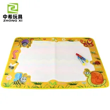 Детский большой размер, многократное использование, четыре цвета, водный альбом для рисования, для выполнения домашней работы, одеяло, граффити, для детей, для выполнения домашней работы, Boa