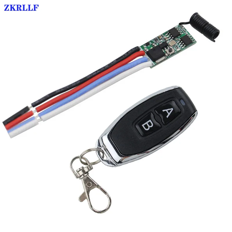 433 Mhz RF Relay Receiver Universal Wireless Remote Control Switch Micro Module DC3.6V-24V  LED Light Controller DIY-4