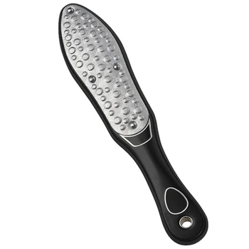 

Black Stainless Steel Foot Care Pedicure Rasp Foot File Scraper Foot Smoothing Tool Cracked Heel Corns Callus Remover