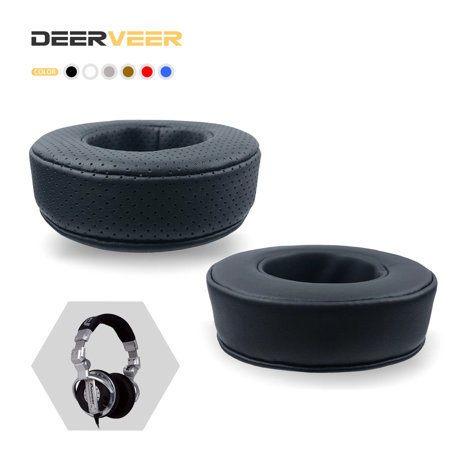DEERVEER Replacement Earpad For Pioneer HDJ 1000,HDJ 1500,HDJ 2000