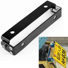 Мотоцикл; автомобиль регулируемый угол металлический держатель номерного знака Кронштейн 6 цветов Алюминиевый Кронштейн номерного знака