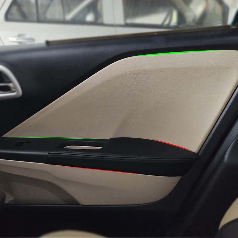 

Soft Leather Door Armrest Cover For Honda City 2015 2016 2017 4pcs Car-styling Door Panel Armrest Skin Cover Sticker Trim