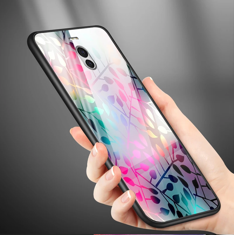 Чехол из закаленного стекла для Meizu 16th Plus M5 M6 M8 M9 Note для iPhone 5S, SE 6 6S 7 8 Plus XR XS MAX роскошный противоударный жесткий чехол