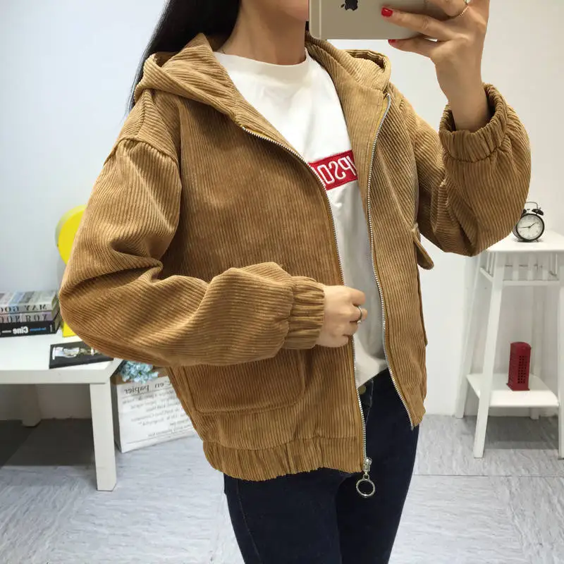 Most effective  Jacket Chaqueta Coat Clothes Streetwear New 2019 Women Jacket Long Sleeve Turn-down Collar Outerwea