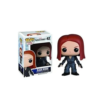 

Funko Pop Marvel Avengers Black Widow #42 Captain Shield Vinyl Action Figure Collectible Model Loose Toy with Box Free Shipping