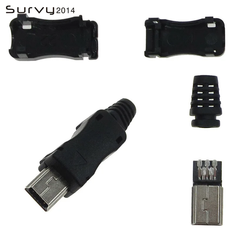 10 шт. Т-разъем Micro USB с пластиковой крышкой | Электронные компоненты и
