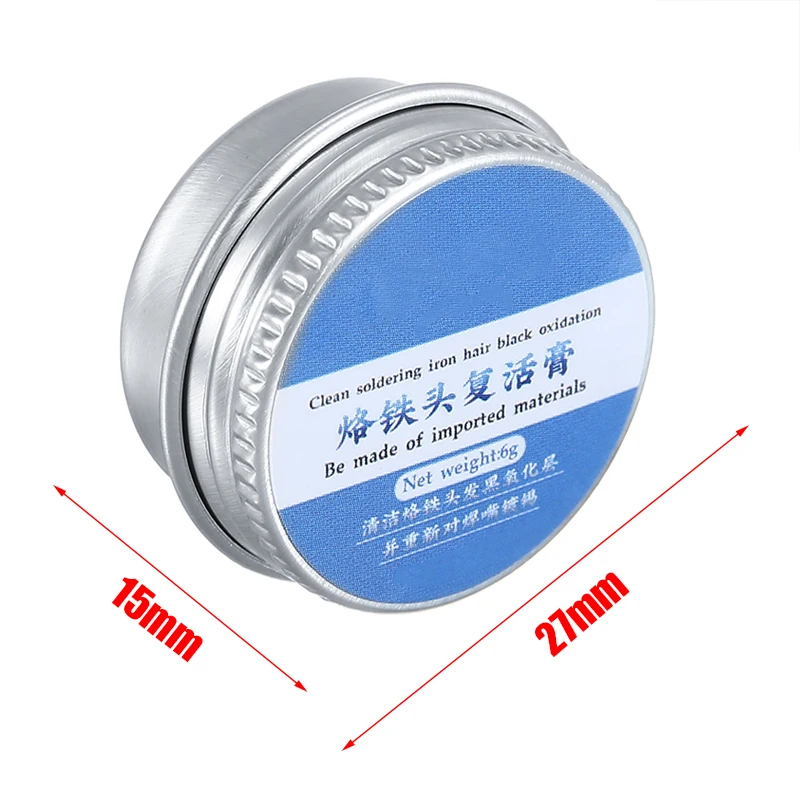 Lead-free Soldering Iron Tip Refresher Clean Paste For Oxide Solder Iron Tip Head Resurrection Repair Tools aluminum tig rod