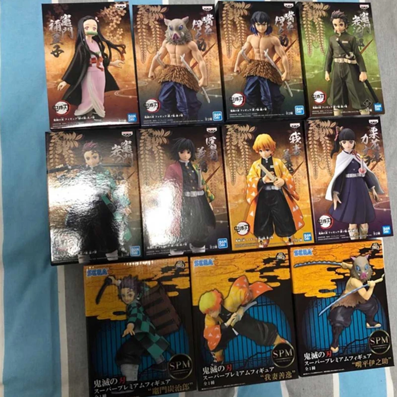 Фигурки фигурок Banpresto & SEGA Demon Slayer Tanjiro Kamado Nezuko Zenitsu Agatsuma фигурные игрушки|Игровые