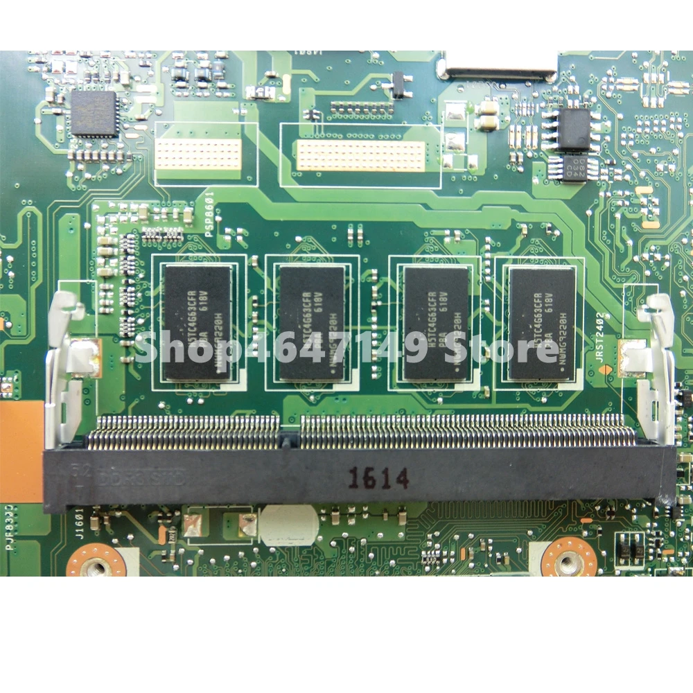  X556UA 4GB RAM i3-6100 CPU Mainboard REV 3.1 For ASUS X556UA X556UV X556U F556U K556UJ X556UJ lapto